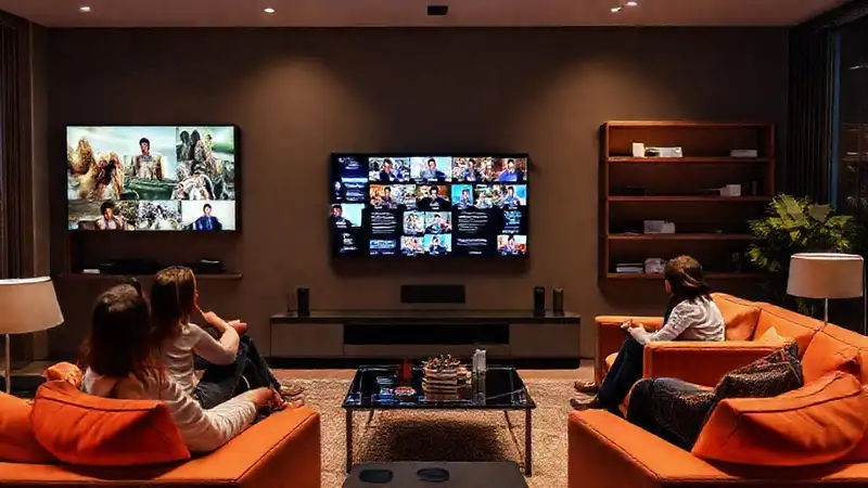 Un salón moderno integra tecnología y confort