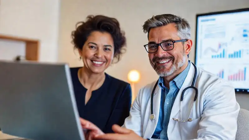 El médico ofrece atención profesional y clara