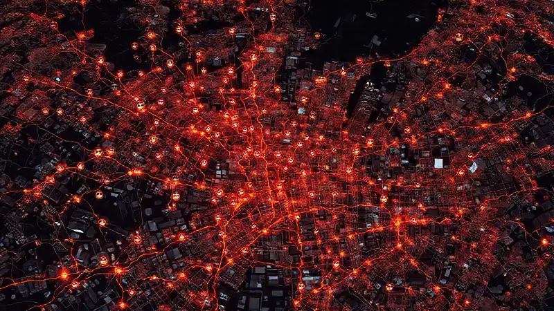La ciudad inquieta se visualiza intensamente