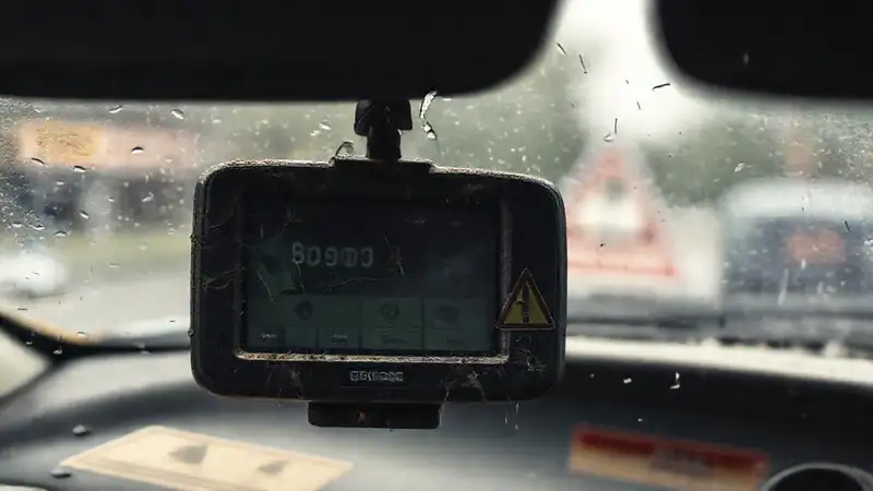 Un GPS viejo y roto falla