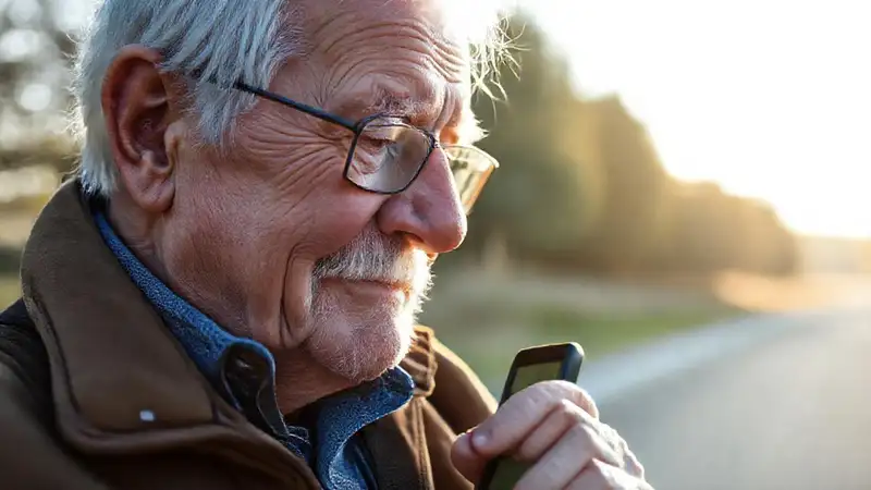 Un anciano encuentra seguridad en el GPS