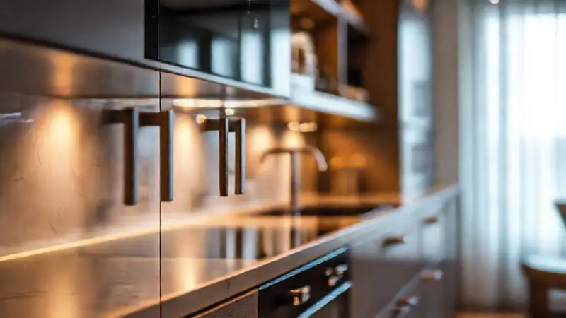 Cocina moderna y sofisticada, invita al tacto