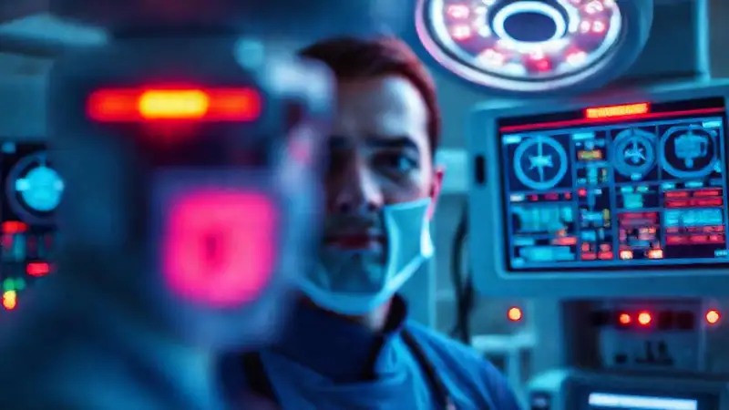 Un entorno médico futurista y alerta