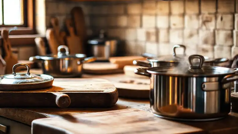 Cocina rústica: textura, sabor, calidez invitante