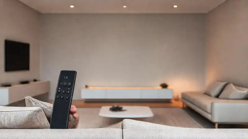 Un salón moderno y minimalista