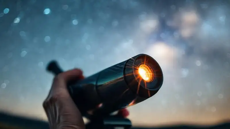 Telescopio captura un cielo estrellado brillante