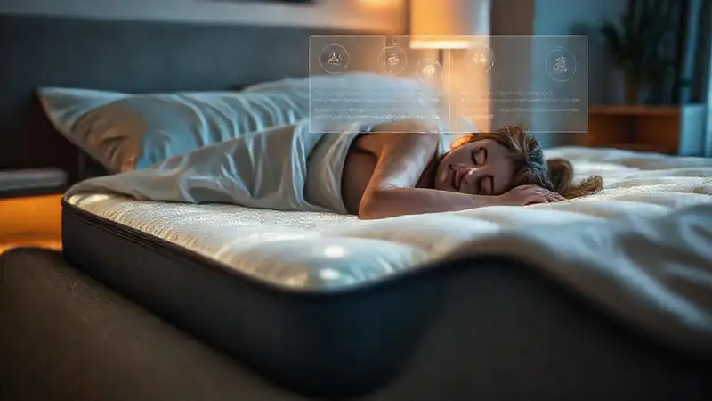 Un colchón adaptable promueve un sueño tranquilo