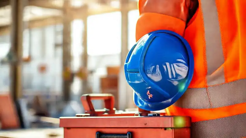 El trabajador utiliza equipo de seguridad