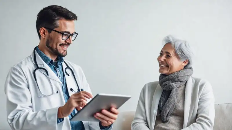 El médico moderno conecta salud digitalmente
