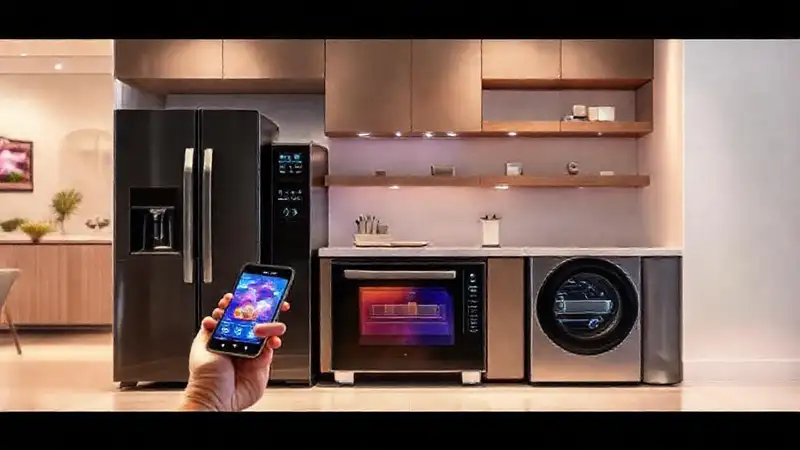 Electrodomésticos inteligentes con diseño moderno