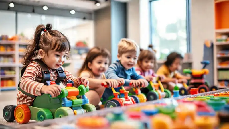 Juguetes adaptativos ofrecen diversión infantil moderna