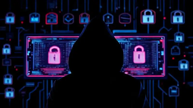 Ciberseguridad oscura y amenazante digital