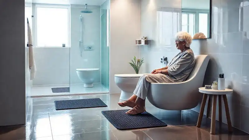 Un baño moderno y accesible es tranquilo