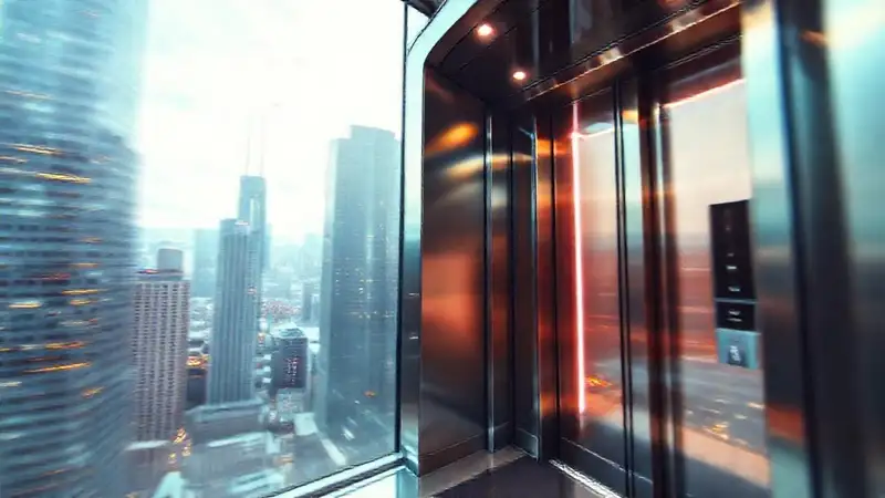 Elevador futurista