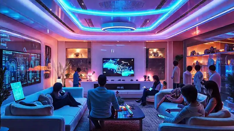 Un hogar inteligente y futurista controla todo