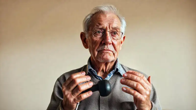Un anciano digno busca esperanza