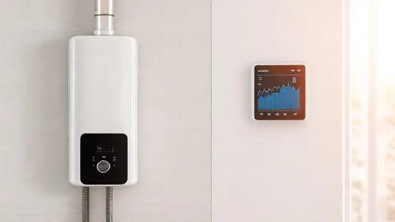 Termostato inteligente visualiza el consumo energético