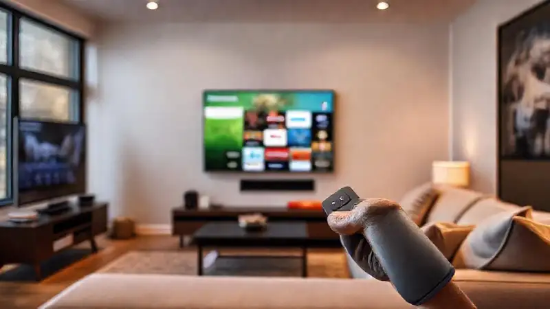 Un salón moderno y digitalmente cómodo
