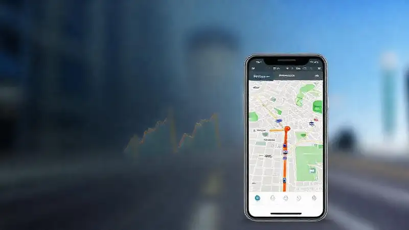 Un dispositivo GPS moderno muestra mapas brillantes