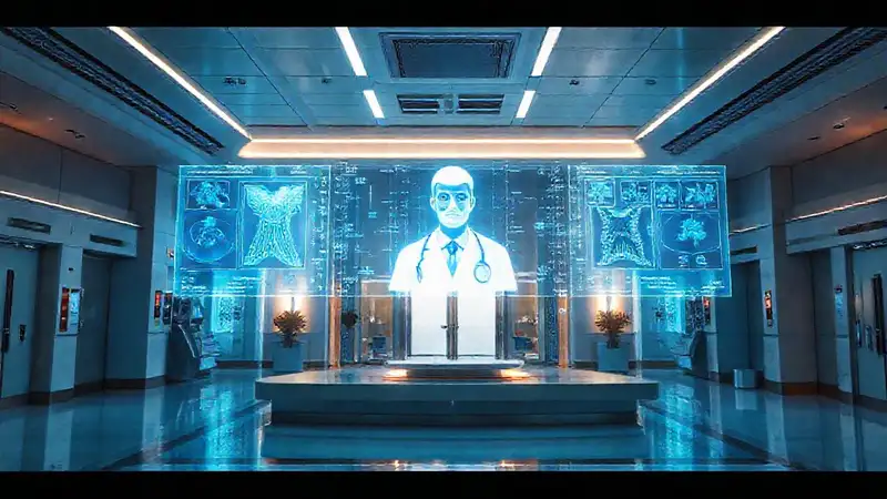 Un hospital futurista y sereno