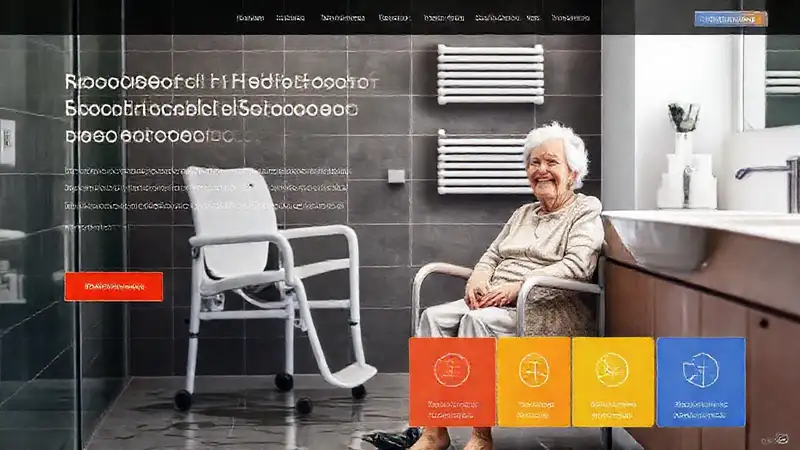 Un baño moderno accesible y alegre