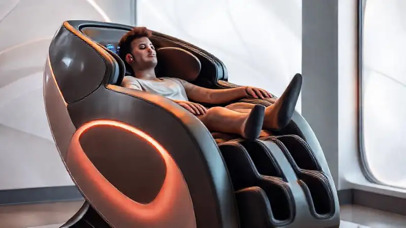 Silla de masaje: diseño moderno y relajante