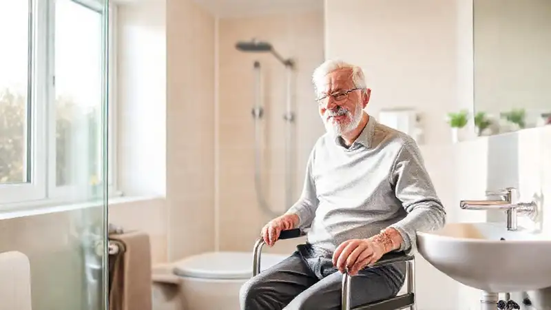 Un baño accesible y confortable para mayores