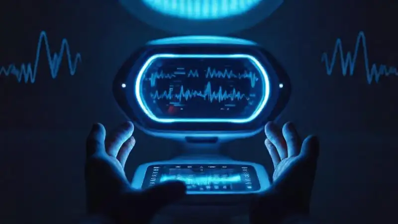 Dispositivo biofeedback futurista reduce el estrés