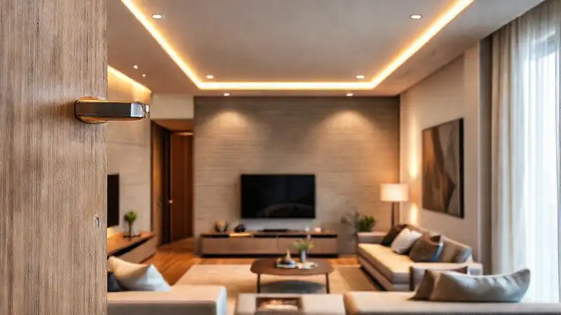 Un salón moderno, elegante y acogedor