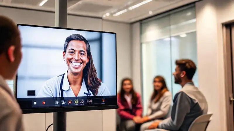 La consulta moderna ofrece atención digital amable