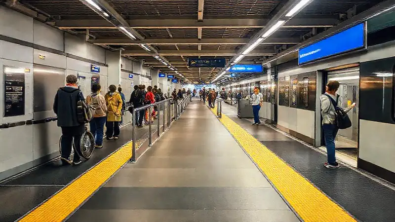 Una estación accesible inspira confianza y accesibilidad