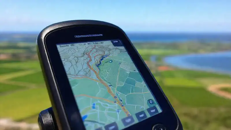 El GPS muestra paisajes exteriores digitales