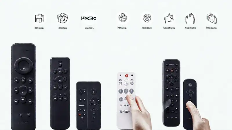 Control remoto intuitivo y moderno
