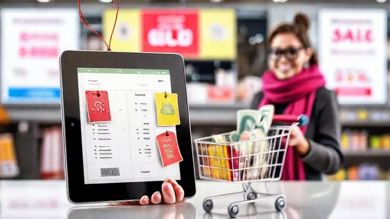 Tablet de compras