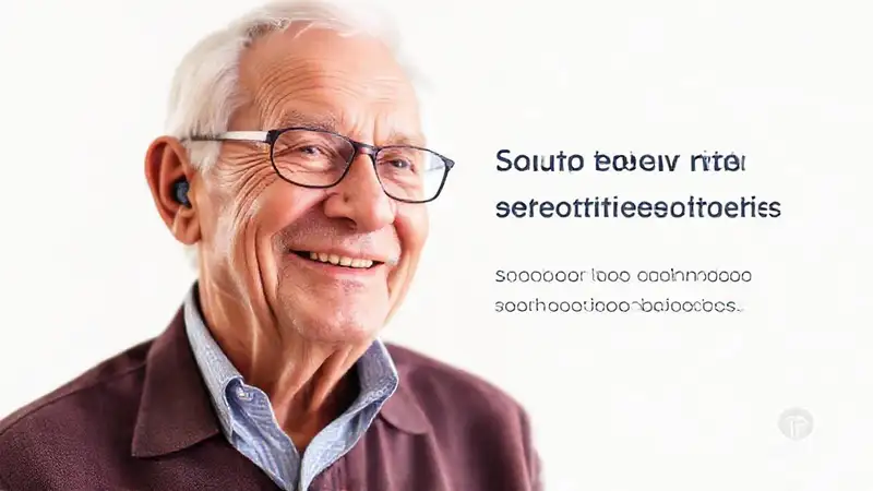 Un anciano sonriente recibe apoyo con esperanza