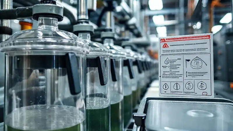 Fotografía profesional de equipo industrial seguro