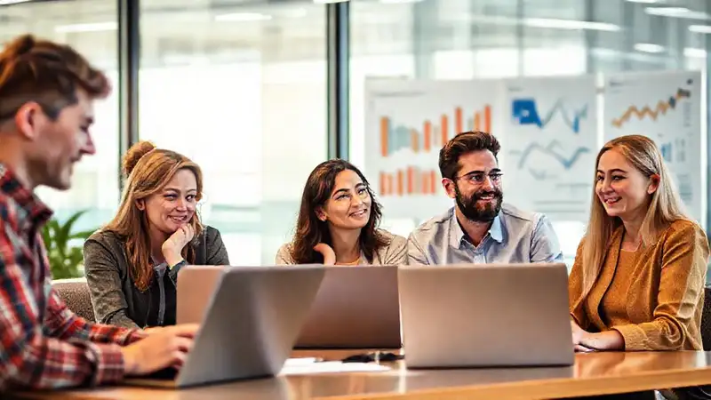 Oficina moderna: productividad visual y colaborativa