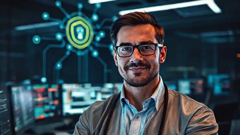 Un experto en ciberseguridad protege la red