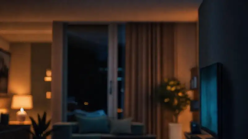 Luces inteligentes crean ambientes nocturnos cálidos