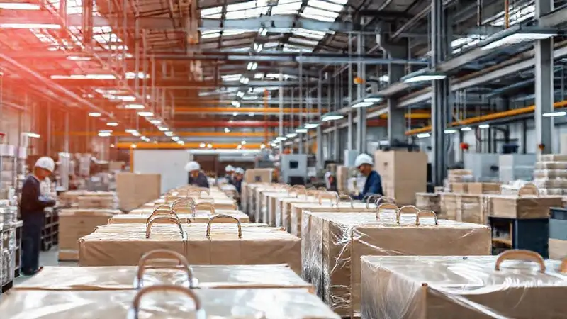 Factoría moderna optimiza tareas laborales