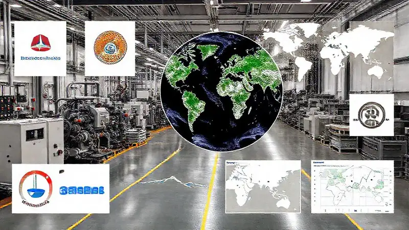 Producción industrial global con preocupaciones