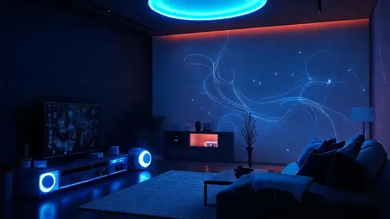 Un hogar inteligente y futurista